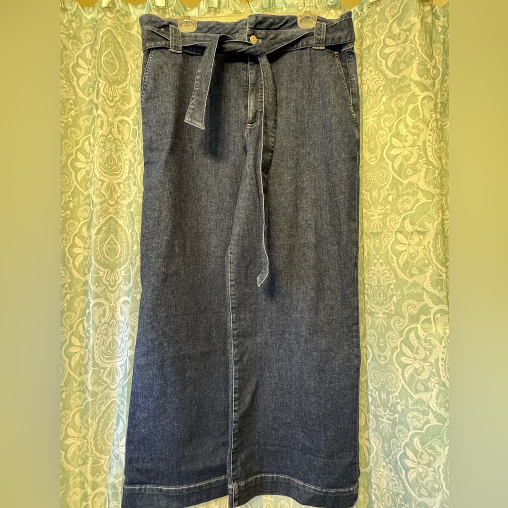 NWT J Crew Paperbag Waist Wide-Leg Jeans